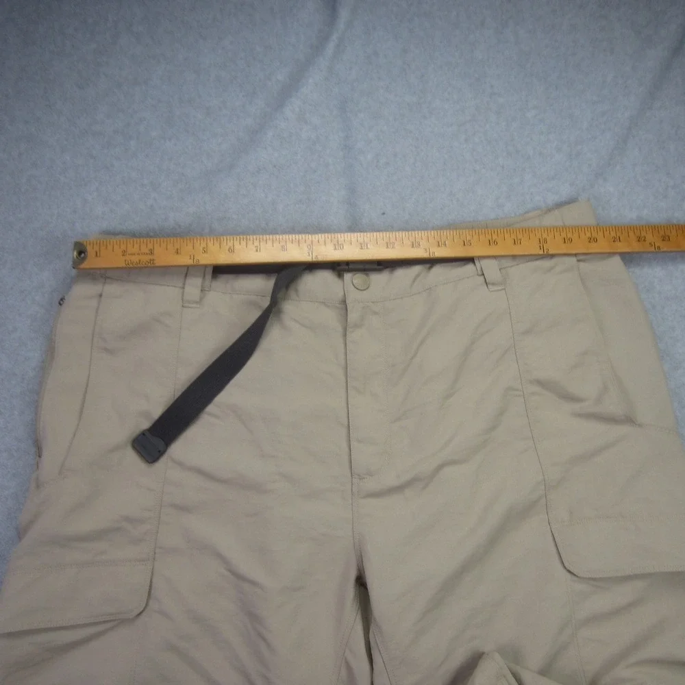 The North Face Pants Mens XXL Khaki Tan Convertible Nylon Zip‎ Ankle Hiking